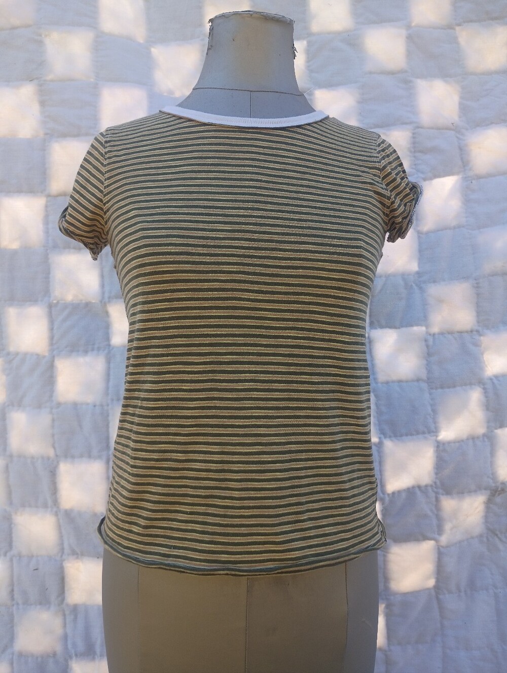 2 For One We The Free & Americsn Eagle Y2k Vintage Stretch Tees